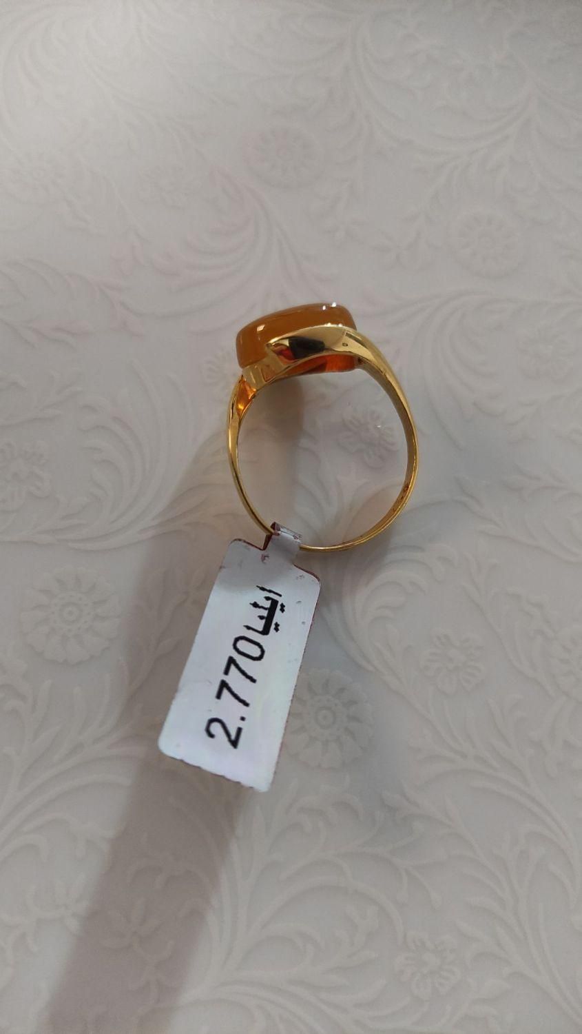 انگشتر طلای عقیق زرد|جواهرات|شیراز, شاهچراغ|دیوار