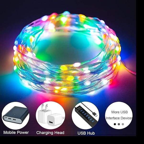 ریسه اسمارت حرکتی مناسب سقف ابری و فضای باز|ریسه و چراغ تزئینی|شیراز, فخرآباد (دروازه کازرون)|دیوار