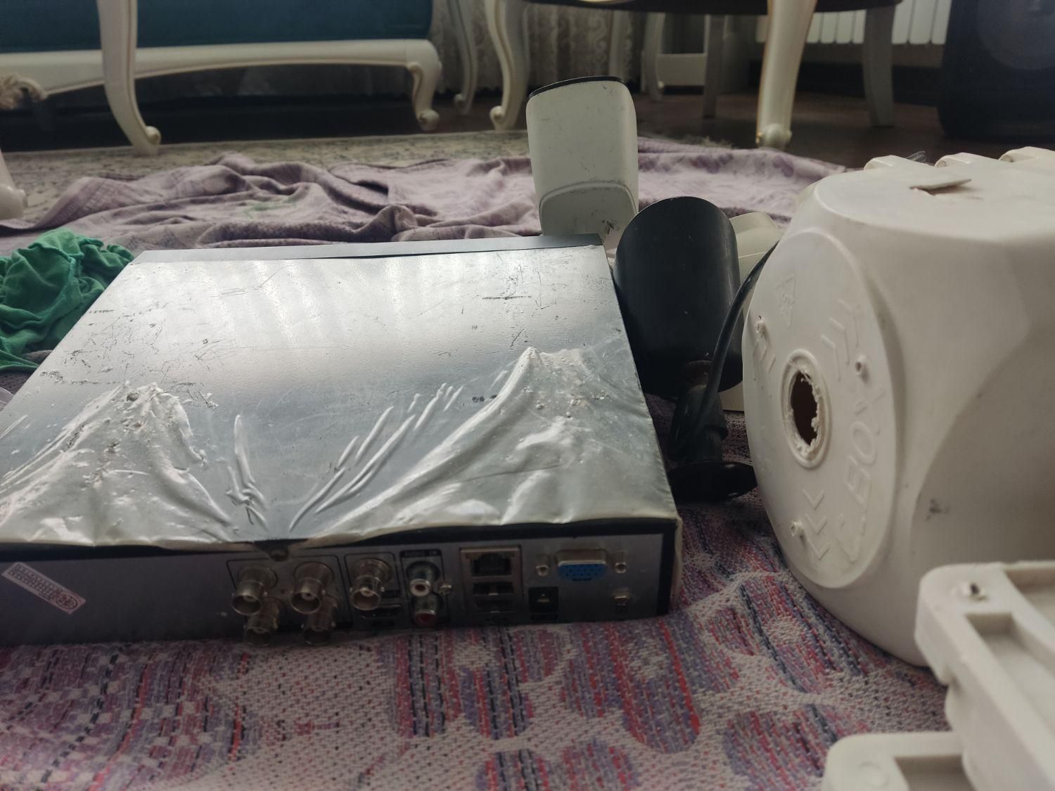 پک کامل دوربین و دستگاه ۴ کانال برایتون ۵۰۰ گیگ|دوربین مداربسته|اصفهان, جی شیر|دیوار