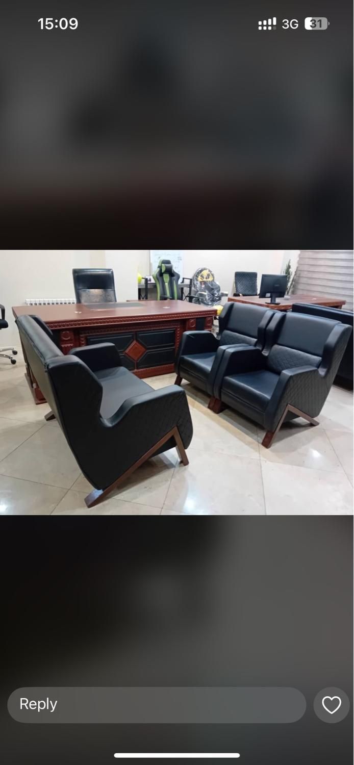 تولید میز ال مدیریت صندلی چرخدار مبل اداری کانتر|دفتر کار|ملارد, |دیوار
