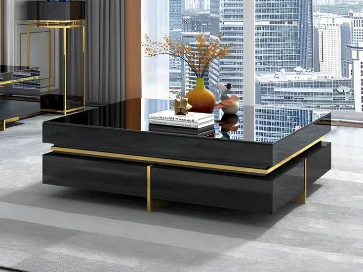 میز جلو مبلی استیل و هایگلاس مدل شینا|مبلمان خانگی و میز عسلی|کرج, عظیمیه|دیوار