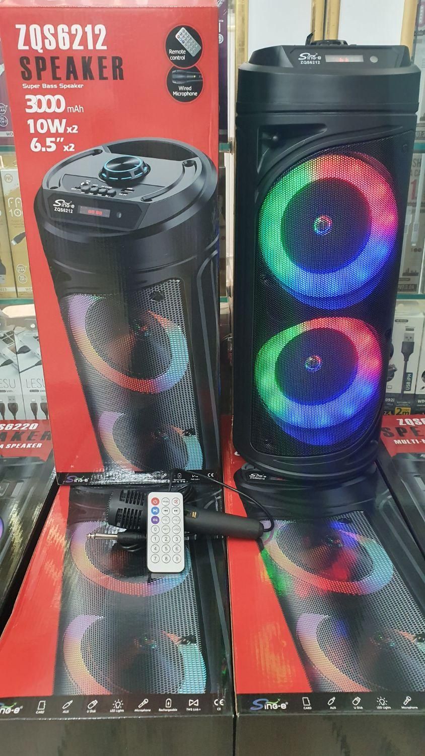 اسپیکر بلوتوثی قابل حمل ZQS 6212|پخشکننده همراه|تهران, جمهوری|دیوار