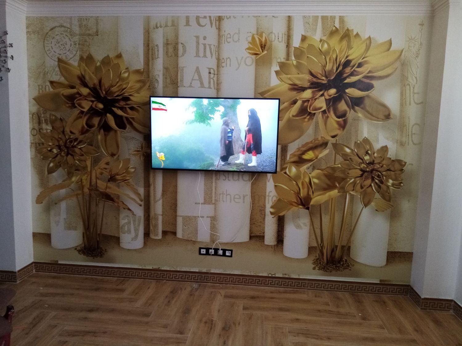 نصب کاغذدیواری وپوستر ونقاشی|خدمات پیشه و مهارت|نهاوند, |دیوار