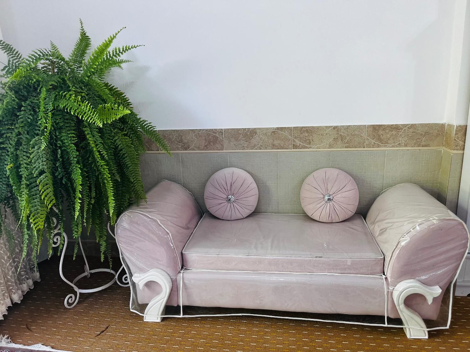 مبلمان همراه با میز ناهار خوری|مبلمان خانگی و میز عسلی|سامان, |دیوار