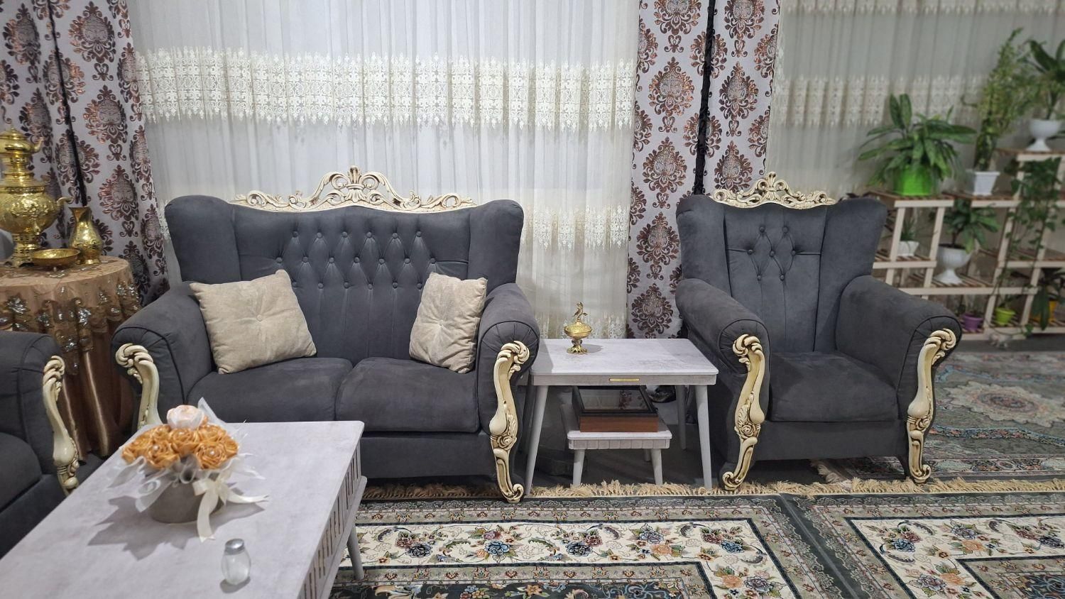 مبل هفت نفره تمیز|مبلمان خانگی و میز عسلی|اردبیل, |دیوار