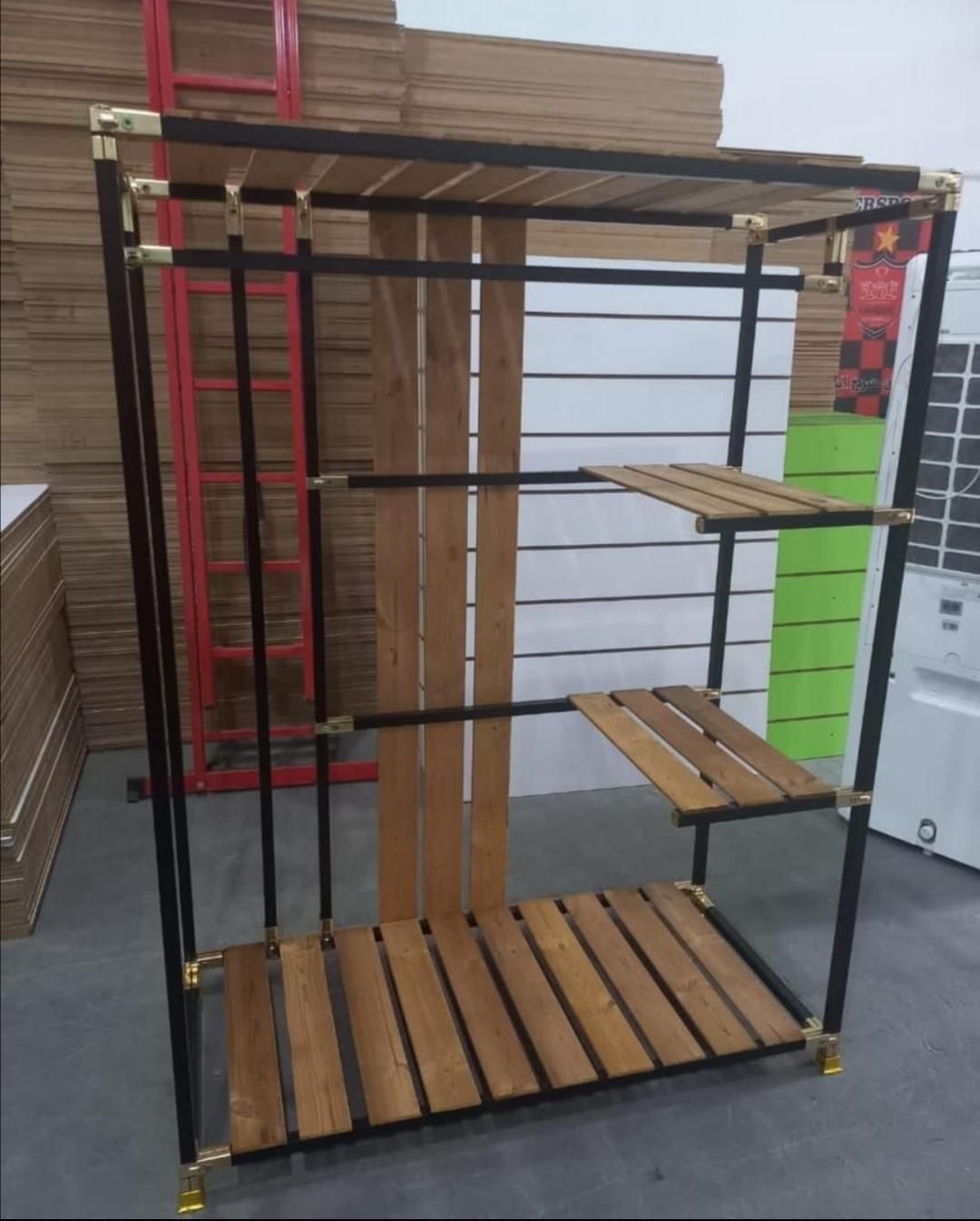 شلف فلزی آلن خور (رگال)|کتابخانه، شلف، قفسه‌های دیواری|ارومیه, |دیوار