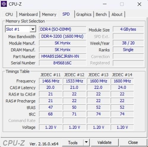 رم لبتاپ DDR4 هاینیکس 4GB-3200|قطعات و لوازم جانبی رایانه|مشهد, رضاشهر|دیوار