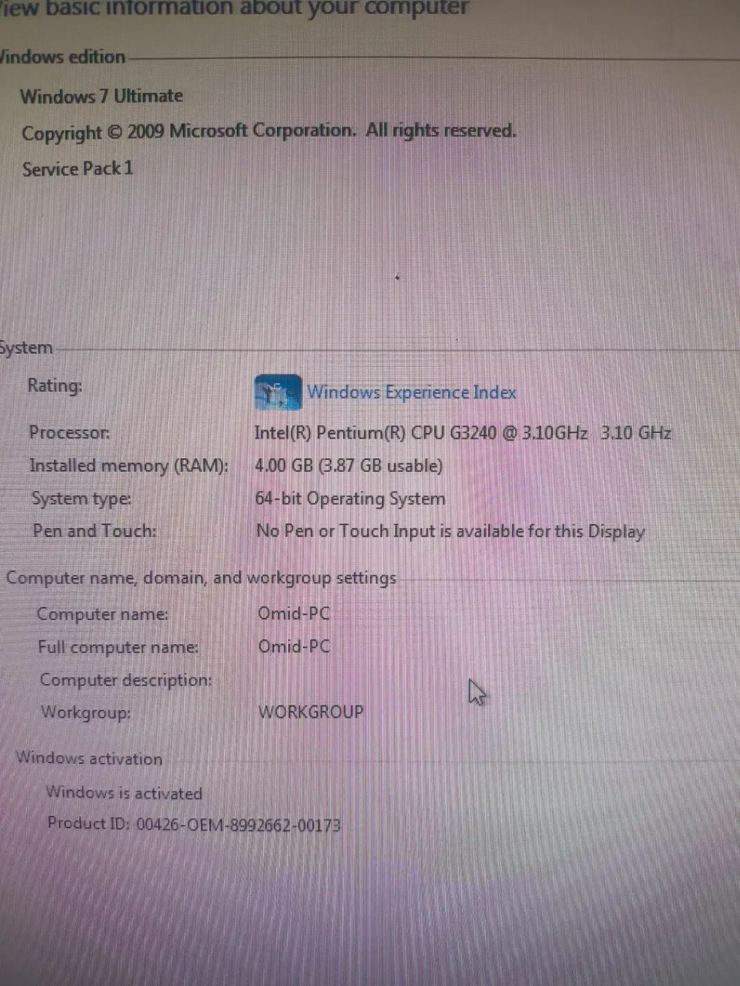 Pc کامپیوتر  سیستم|رایانه رومیزی|مشهد, کوی راد|دیوار
