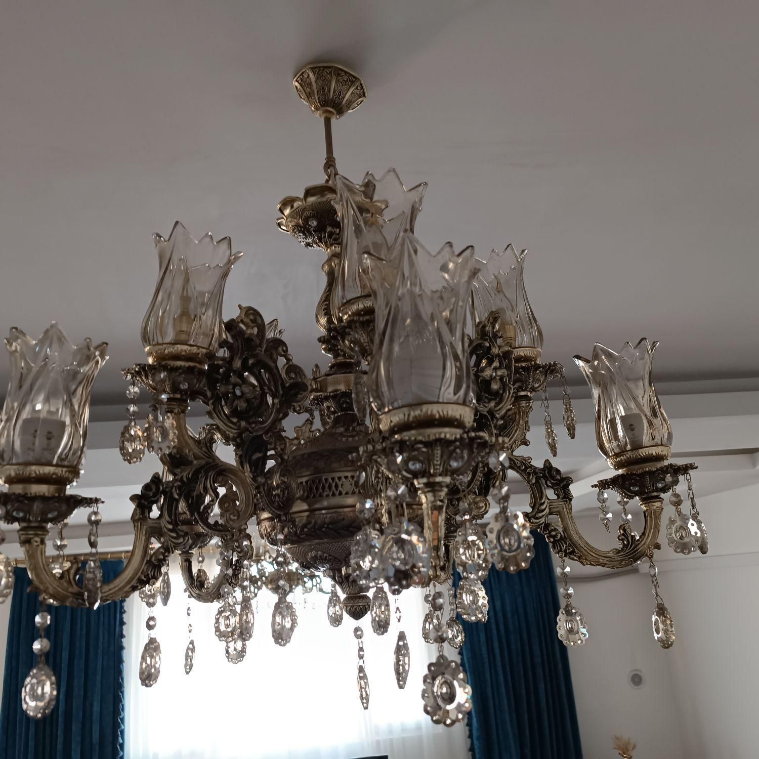 ۲ عدد لوستر|لوستر و چراغ آویز|شیروان (خراسان), |دیوار