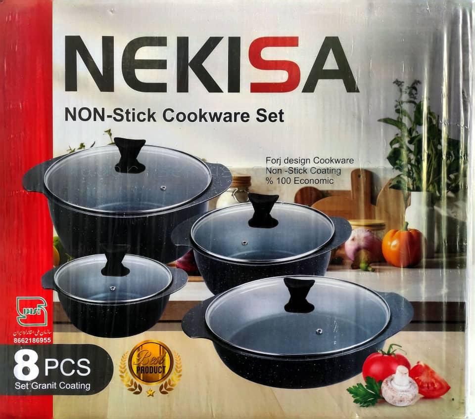 سرویس قابلمه ۸ پارچه نکیسا چدن گرانیت دسته پروانه|ظروف پختوپز|تهران, افسریه جنوبی|دیوار