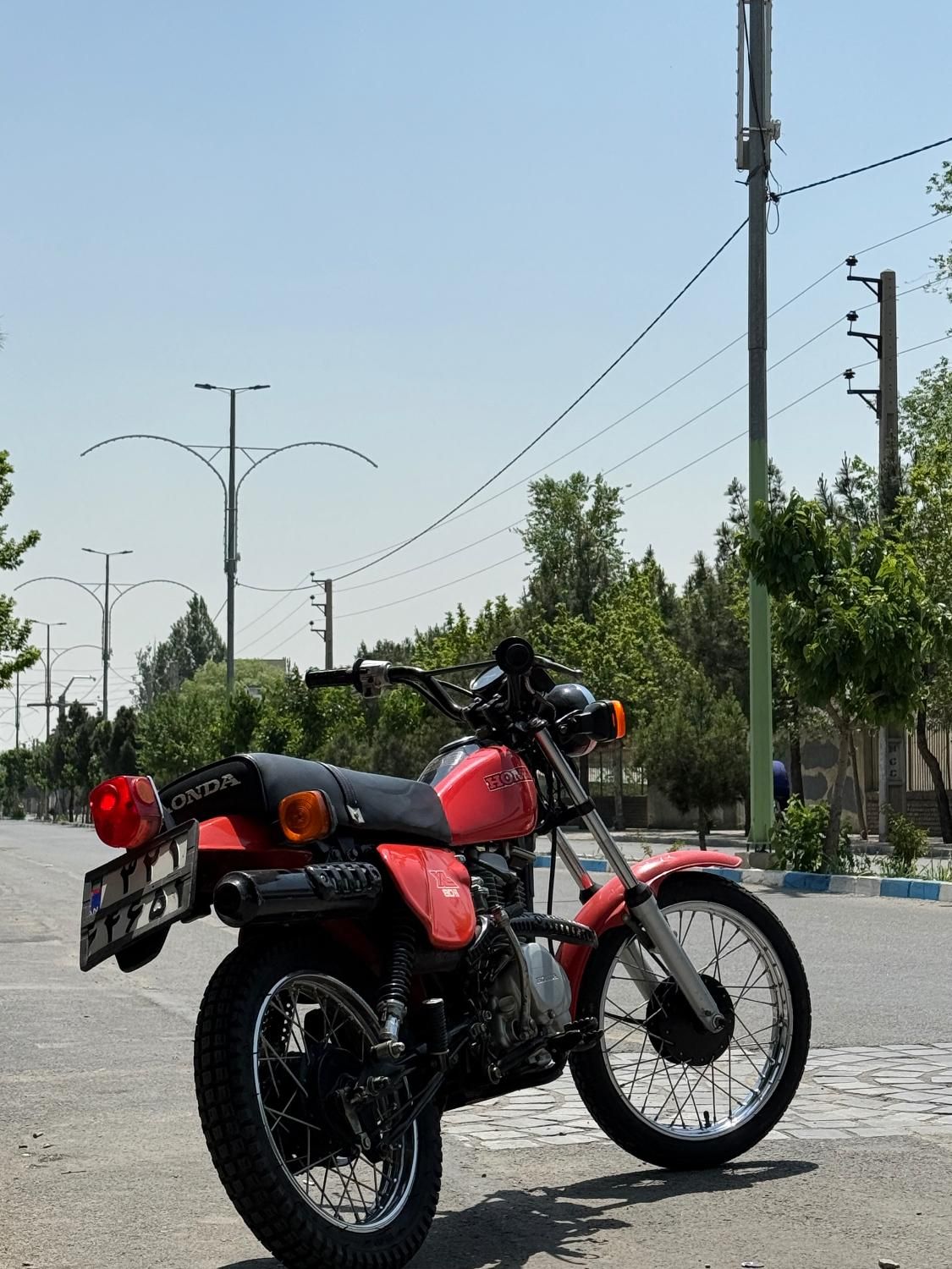 هوندا ۸۰ xl پلاک ملی crm zx yz kmx ts|موتورسیکلت|تهران, پونک|دیوار