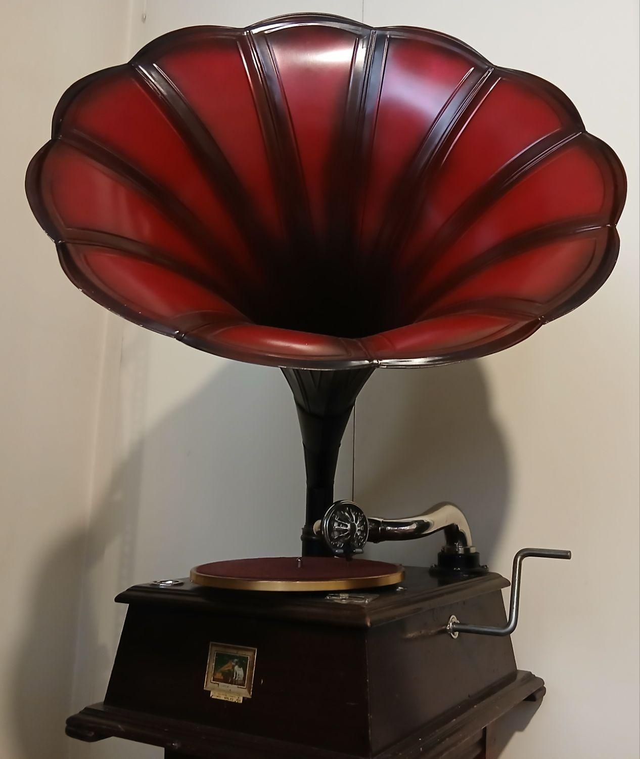 گرامافون هندلی قدیمی his master voice انگلیس گرام|کلکسیون اشیاء عتیقه|تهران, ونک|دیوار