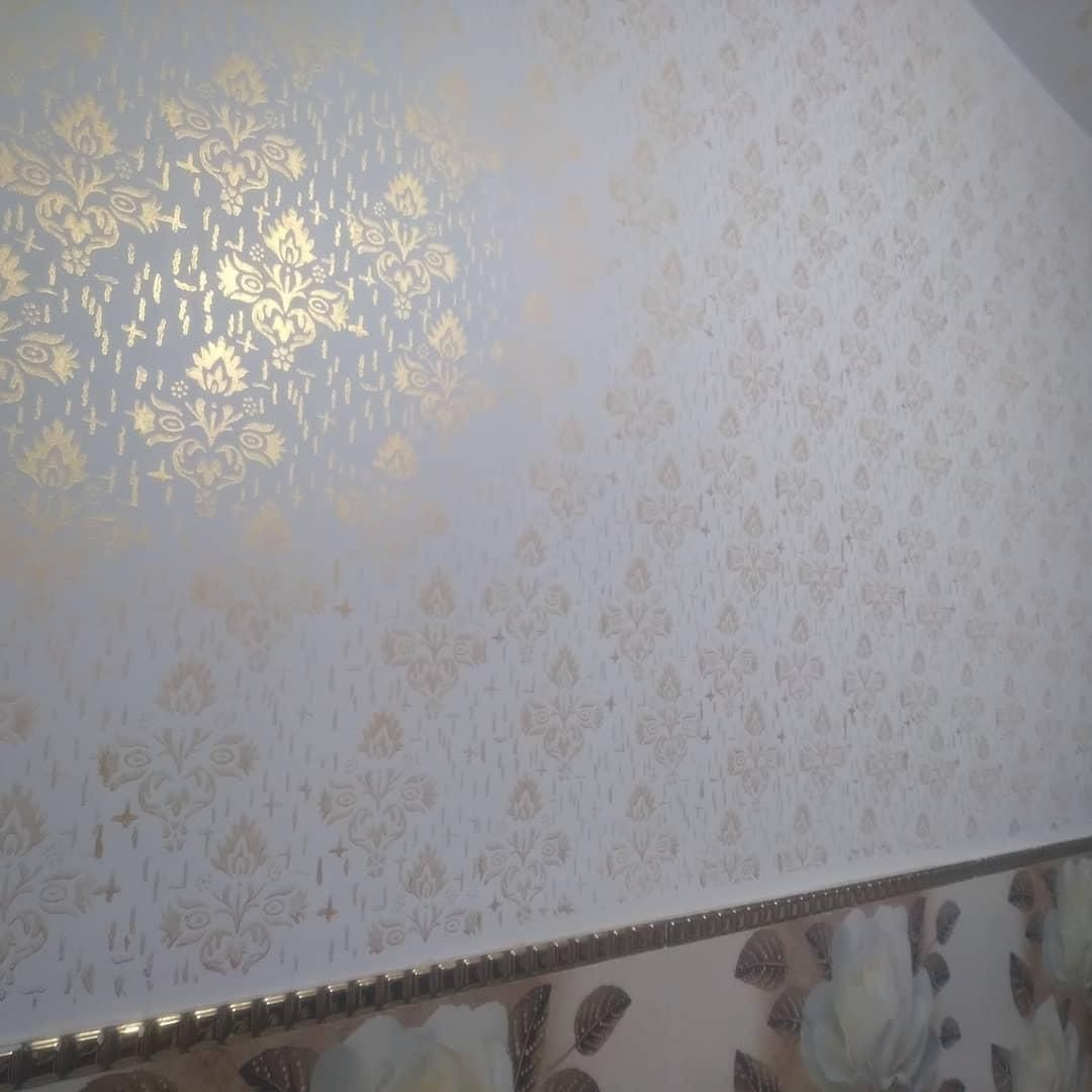 طرح کاغذدیواری نقاش ساختمان|خدمات پیشه و مهارت|سراب, |دیوار