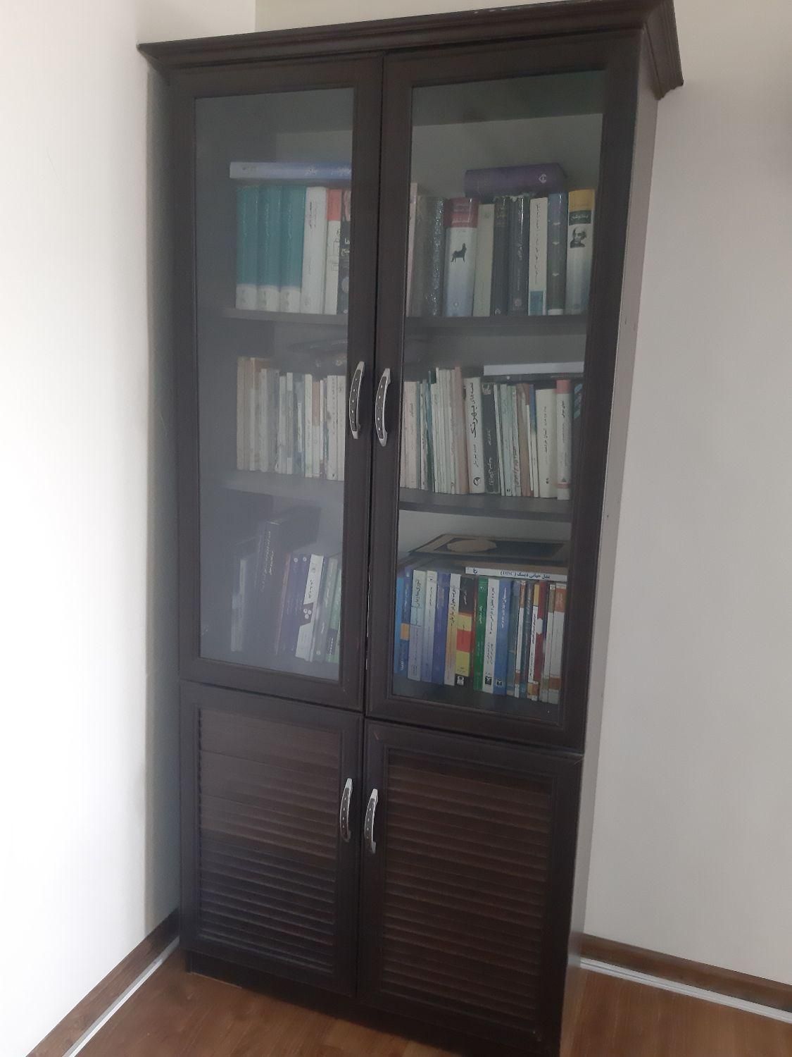کتابخانه قهوه ای|کتابخانه، شلف، قفسه‌های دیواری|تهران, اکباتان|دیوار