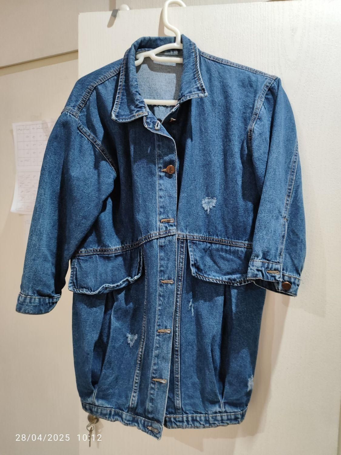 کت جین زاپدار فری سایز و شومیز|لباس|تهران, استاد معین|دیوار