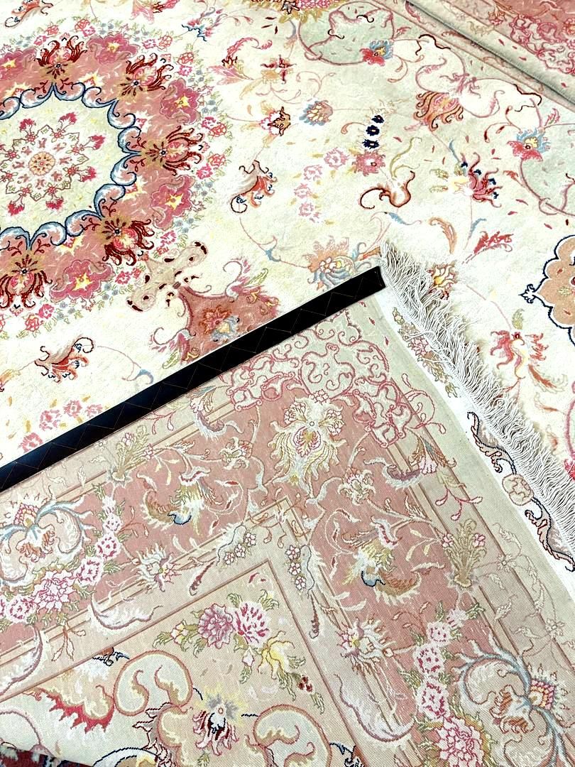 فرش دستباف ۶متری جفت تبریز ۵۰ رج چله ابریشم|فرش|تهران, ائمه اطهار|دیوار