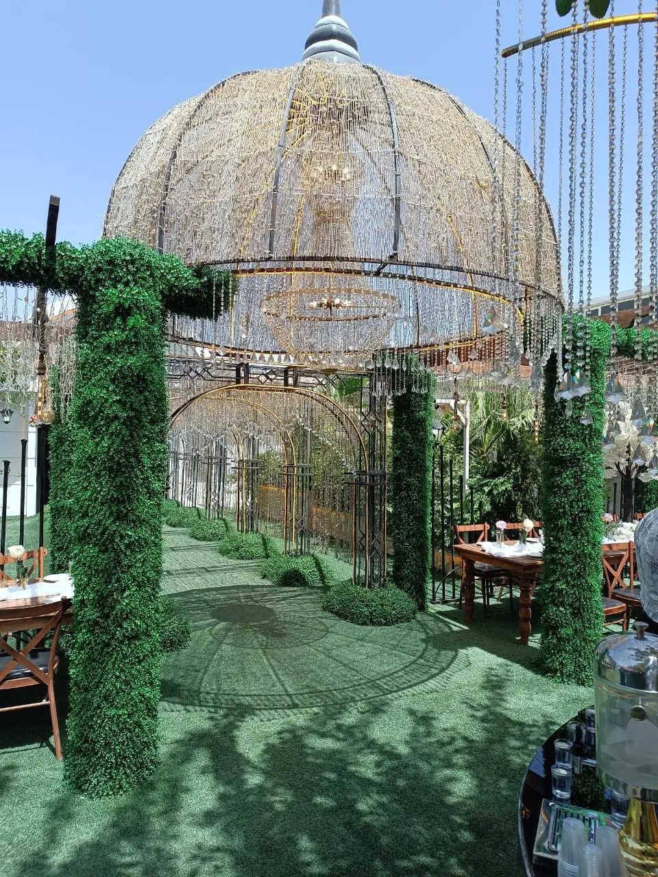 باغ وتالار عمارت قصر طلایی|خدمات پذیرایی، مراسم|کرج, باغستان|دیوار
