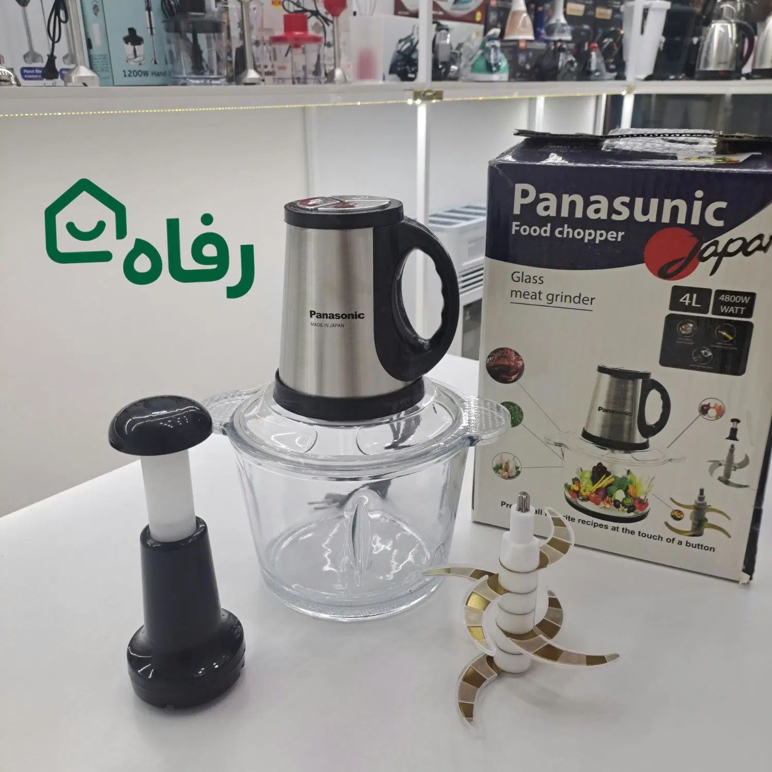 خردکن پاناسونیک شش تیغ تیتانیوم + موتور دستی ارسال|خردکن، آسیاب، غذاساز|مشهد, شهید آوینی|دیوار