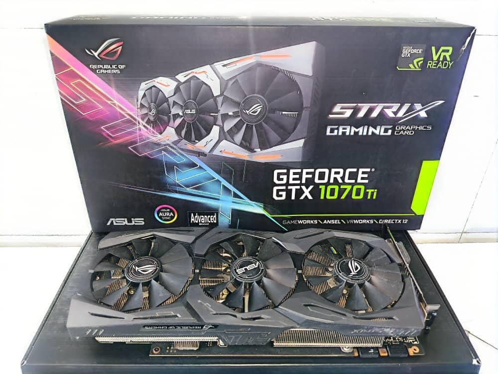 پاور و گرافیک  1070ti rog asus|قطعات و لوازم جانبی رایانه|اصفهان, سعادت‌آباد|دیوار