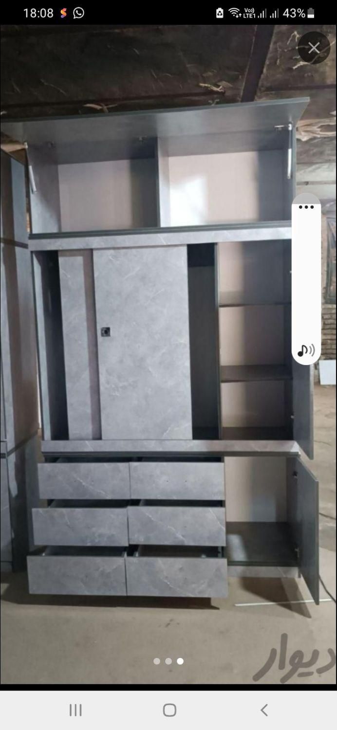 کمد اطلس کمد لباس جالباسی کمد دیواری آماده|جاکفشی، کمد، دراور|نظرآباد, |دیوار