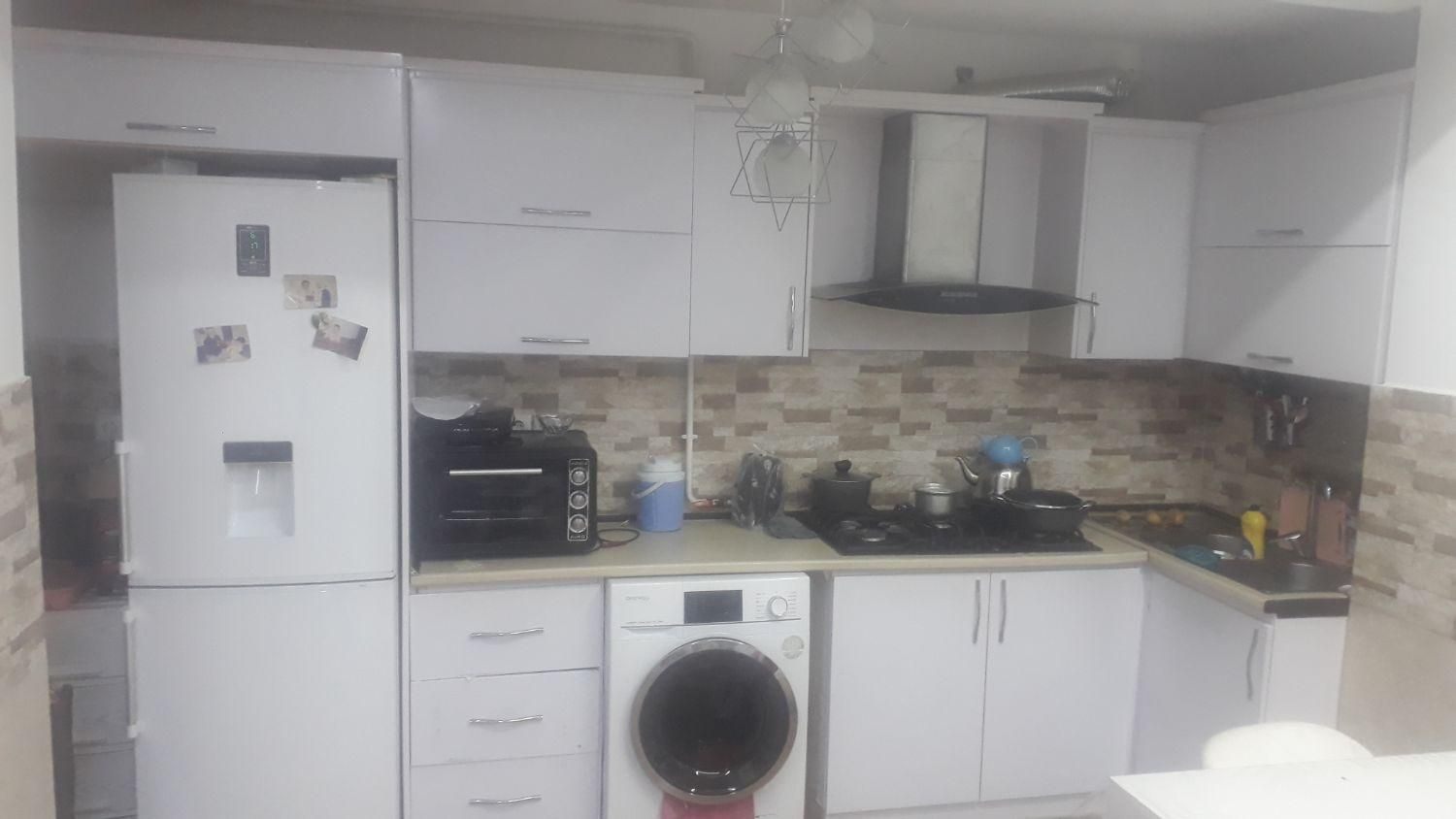 کابینت دست دوم به همرا سینک و هود درسا|آب‌چکان و نظم‌دهنده ظروف|کوچصفهان, |دیوار