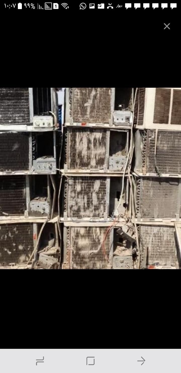 مشتری و کولر های اوراقی سوخته نیم سوز خریدار|کولر گازی و فن‌کوئل|شادگان, |دیوار