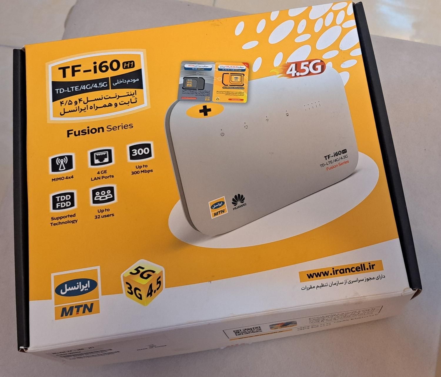 مودم ایرانسل Huawei TF-i60 H1|مودم و تجهیزات شبکه|تهران, امیرآباد|دیوار