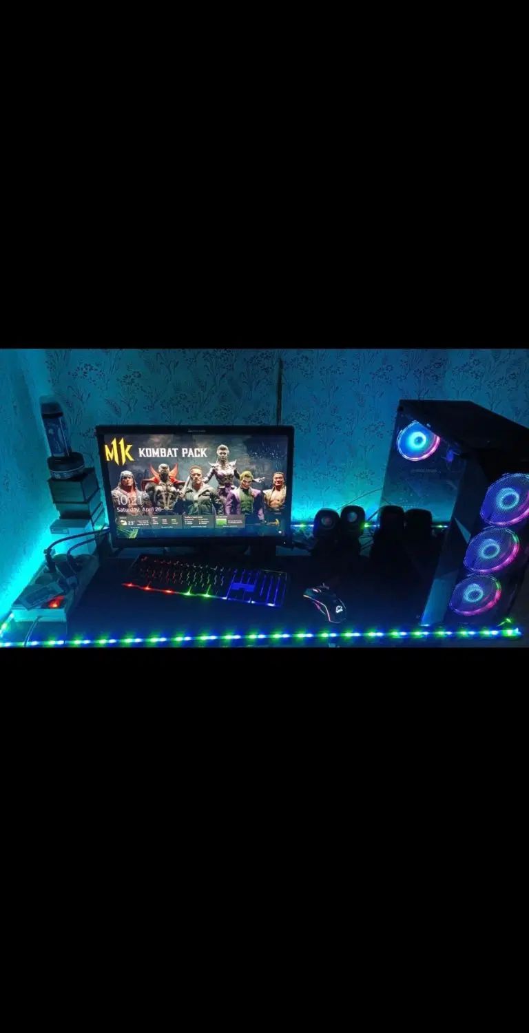 کیس کامپیوتر گیمینگ RGB|رایانه رومیزی|مشهد, چهنو|دیوار