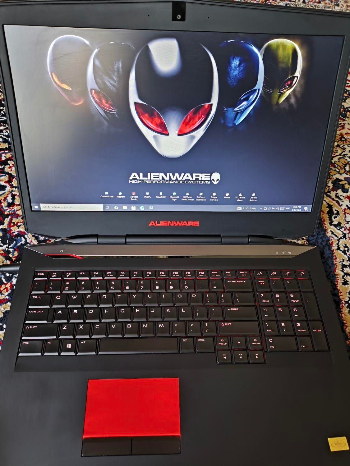 لپ تاپ دل آمریکایی ALIENWARE|رایانه همراه|کرمان, |دیوار