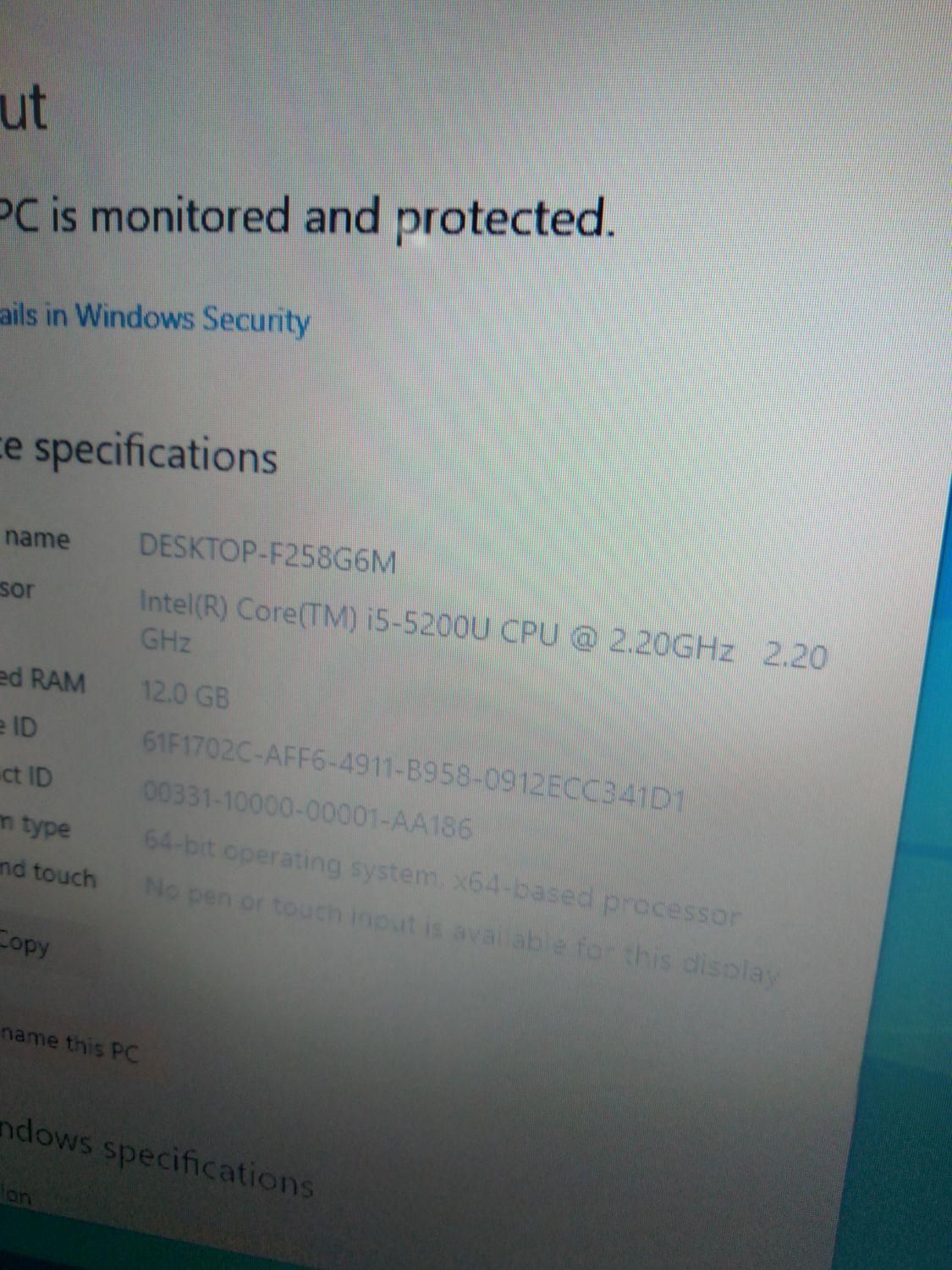 لپ تاپ Hp i5 نسل ۵ با ۴گیگ گرافیک مجزا|رایانه همراه|تبریز, |دیوار