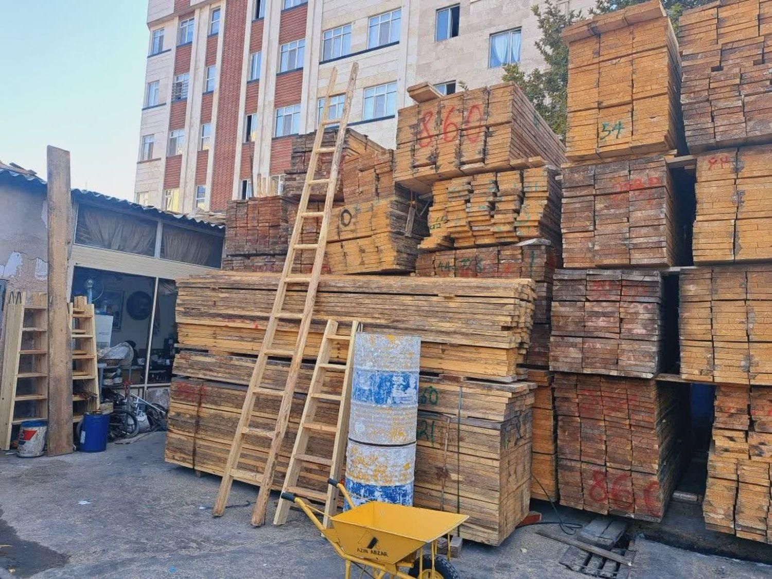مجتمع چوبیران  (تخته بشکه نردبان)بنایی فرغون osb|مصالح و تجهیزات ساختمان|خاوران, |دیوار