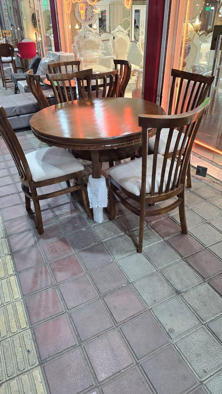 میز ناهارخوری لهستانی۶۴۵۲|میز و صندلی غذاخوری|رشت, رودبارتان|دیوار