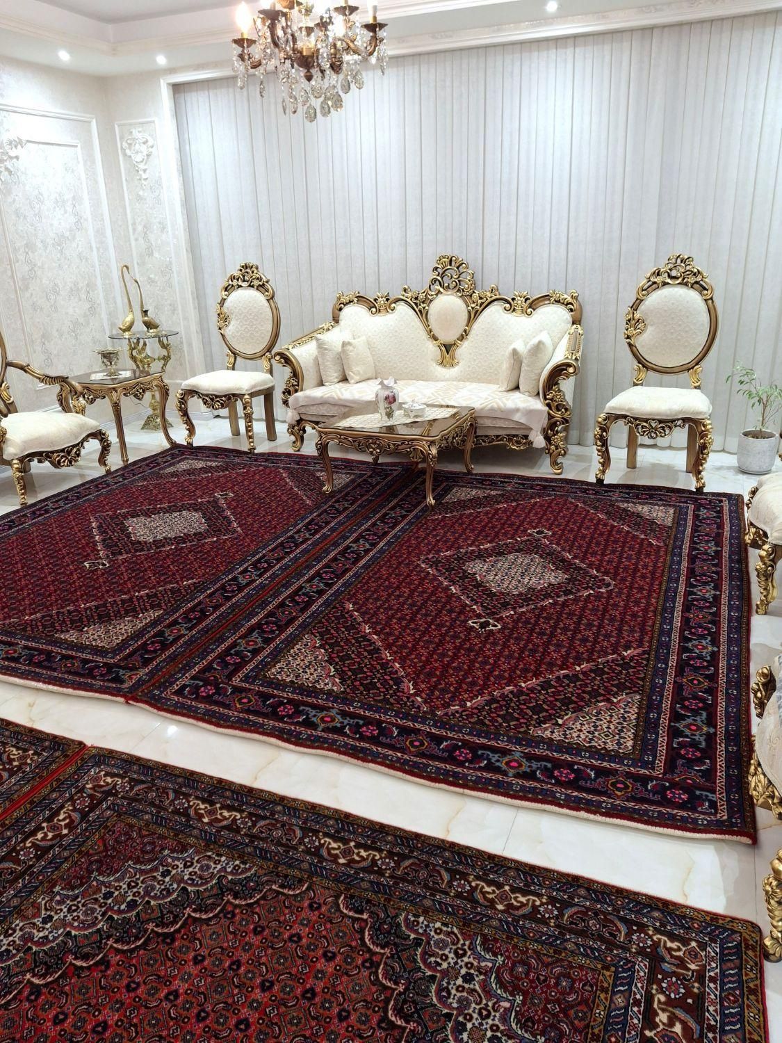 یک جفت فرش دست باف نو ریزه ماهی|فرش|اردبیل, |دیوار
