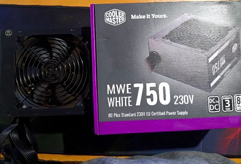 پاور کامپیوتر 750وات کولر مستر مدل MWE WHITE 230v|قطعات و لوازم جانبی رایانه|رشت, علی آباد|دیوار