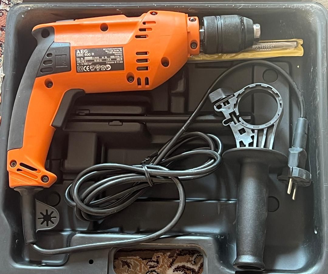 دریل AEG نو ۶۰۰ وات سه نظام اتومات جنس اصلی|ابزارآلات|مشهد, کوثر|دیوار