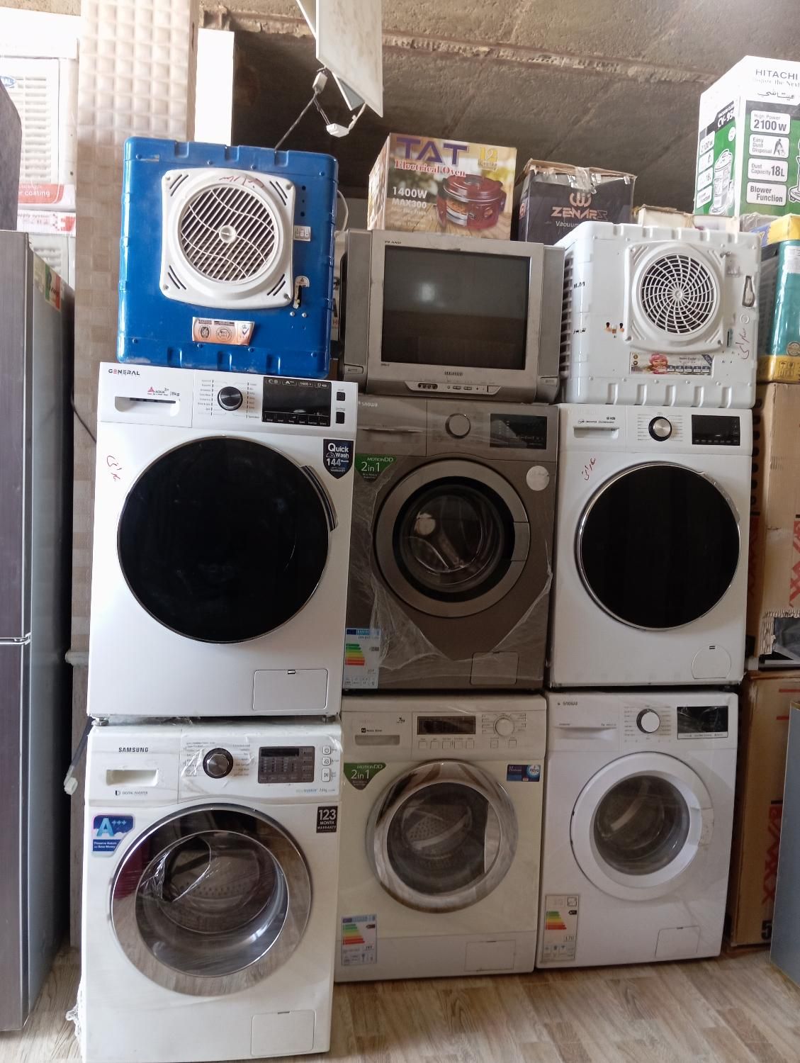 ماشین لباسشویی تمام اتوماتیک سمساری سارانی|ماشین لباسشویی و خشککن لباس|صابری, |دیوار