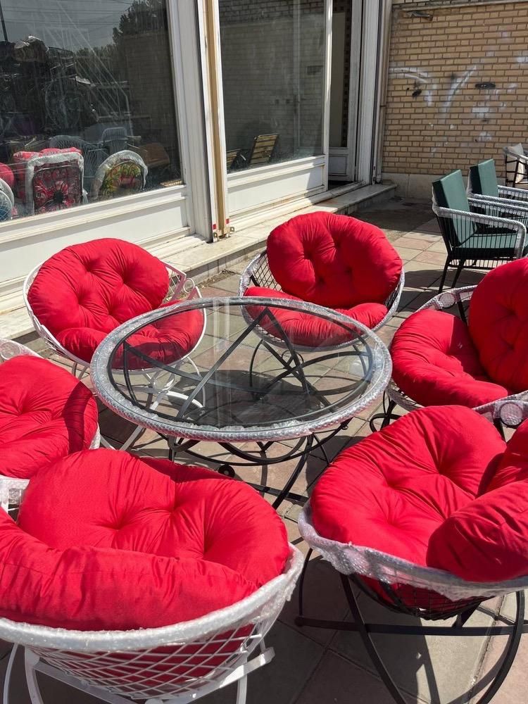 میز آتشدان صندلی باغی ویلایی|مبلمان خانگی و میز عسلی|ایلام, |دیوار