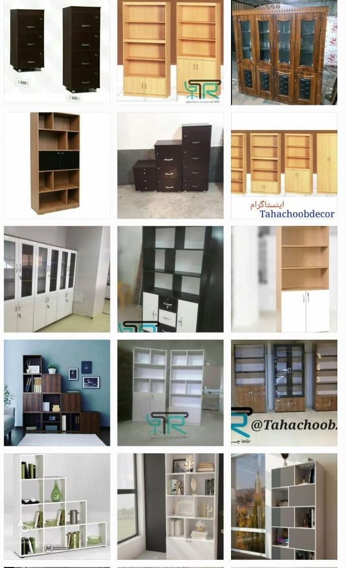 کتابخانه کمد قفسه زونکن مسجد مبل صندلی میز کانتر|دفتر کار|بندر ترکمن, |دیوار