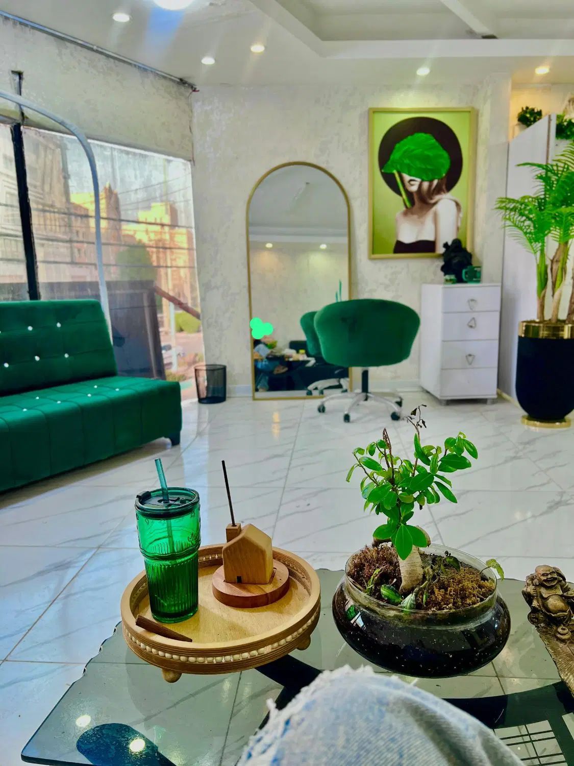 سالن زیبای کولر دار مبله تمدید چندساله واحدجلو|اجارهٔ دفتر کار، اتاق اداری، مطب|اهواز, گلستان|دیوار