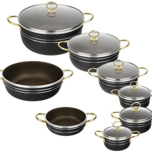 ظروف تفلون ۱۴ پارچه|ظروف پخت‌وپز|خمین, |دیوار