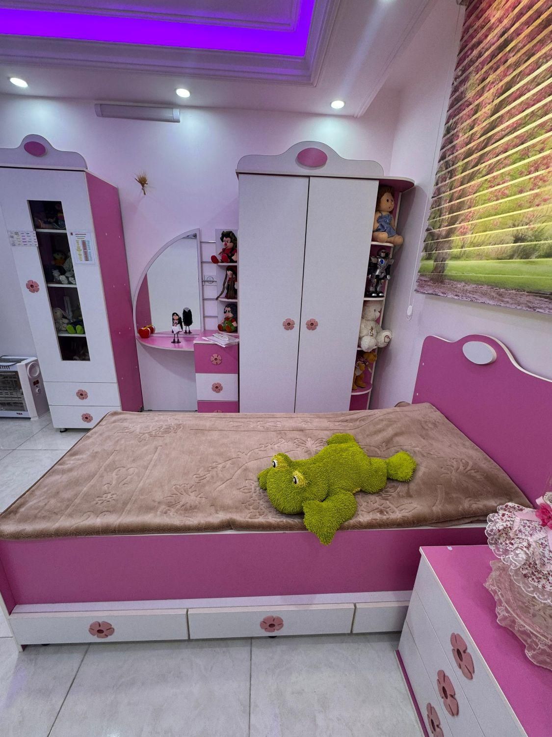 سرویس خواب کودک و نوجوان|تخت و صندلی بچه|قم, نخودی|دیوار