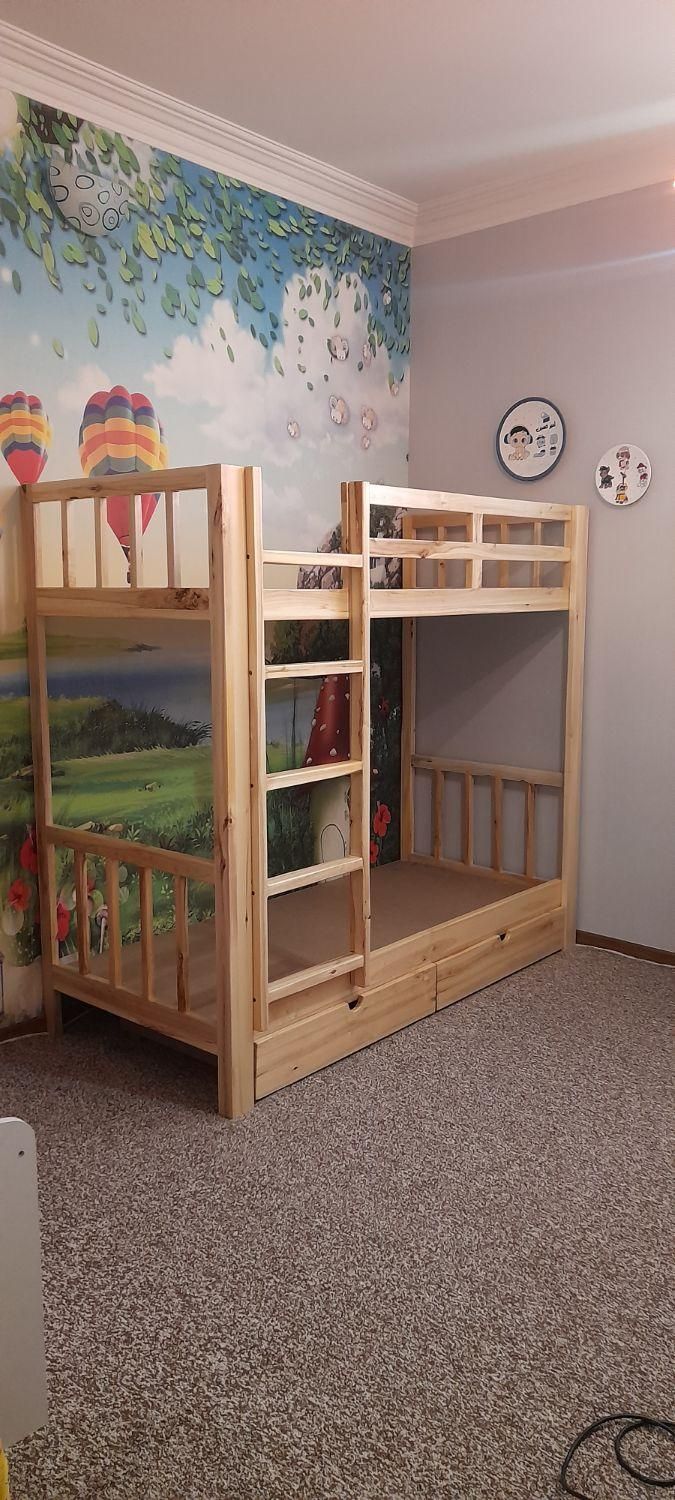 تخت خواب تمام چوب|تخت و سرویس خواب|نیشابور, رحمت آباد|دیوار