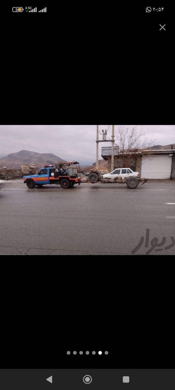 یدک کش چرخ گیر امداد خودرو جرثقیل شبانه روزی|خدمات حمل و نقل|سیرجان, |دیوار