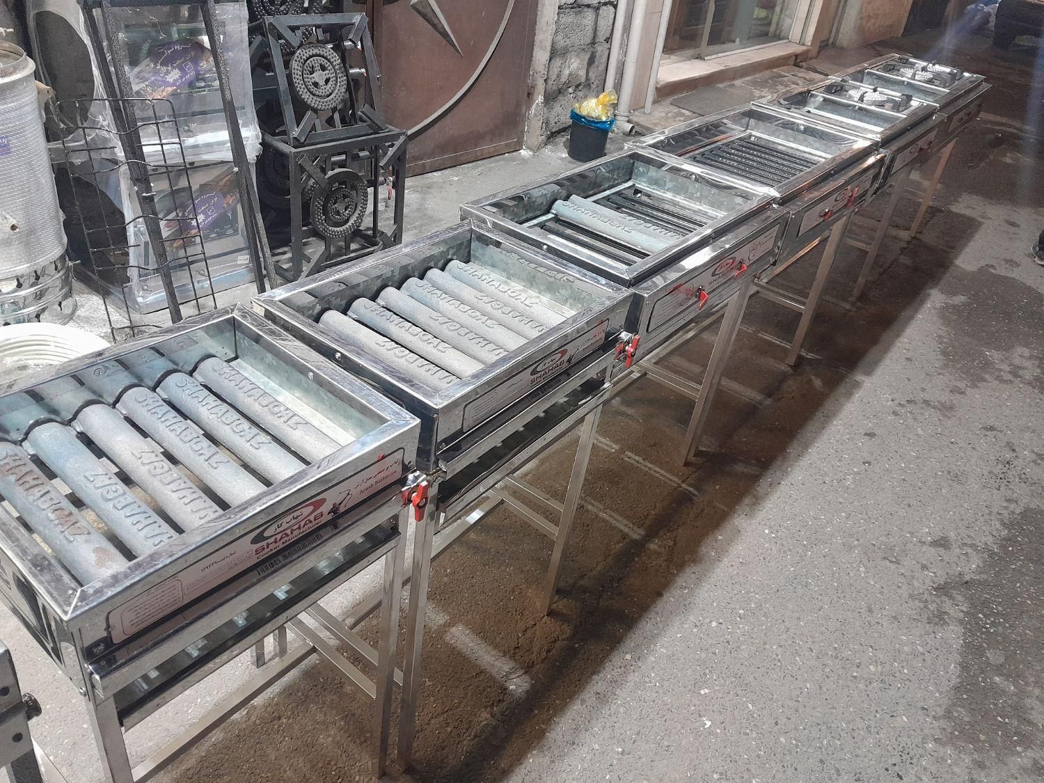 کبابپز استیل گازی سر چدنی خانگی و صنعتی|اجاق گاز و لوازم برقی پخت‌وپز|رشت, نظری|دیوار