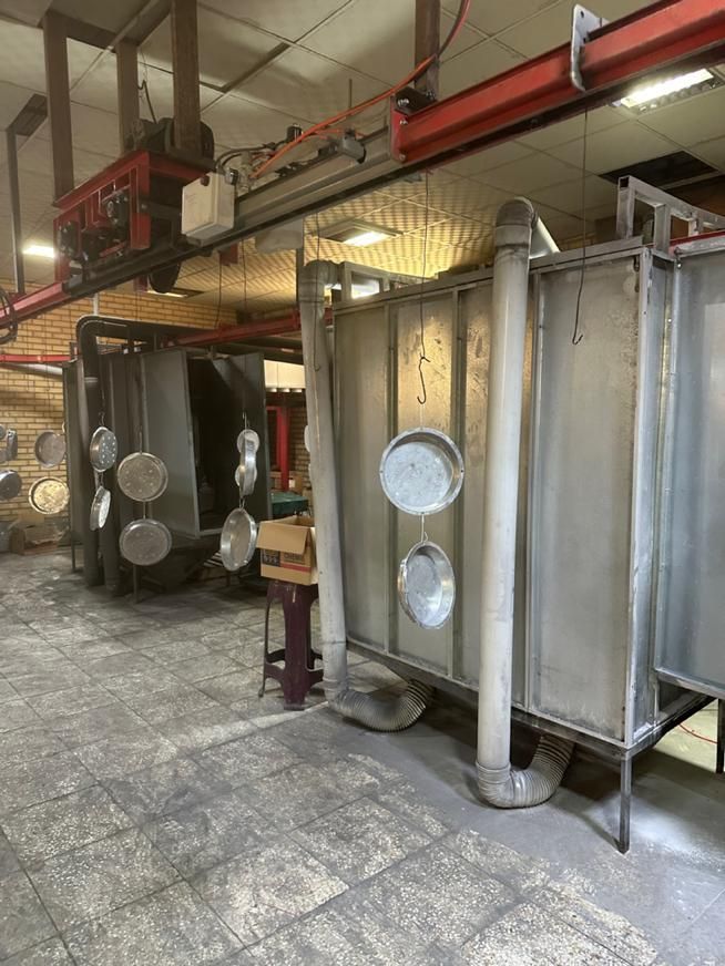 خط رنگ الکترواستاتیک|ماشینآلات صنعتی|صفادشت, |دیوار