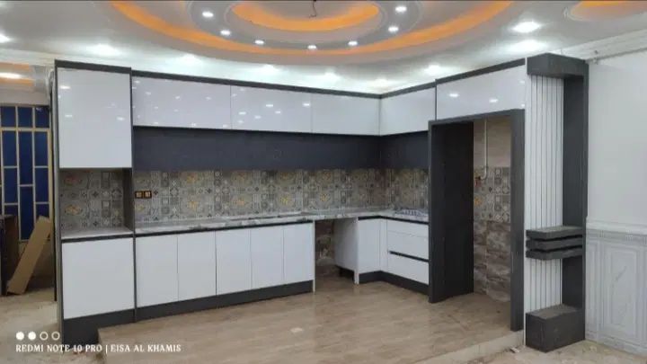 کابینت کمددیواری کاغذدیواری دکورسالن زیبایی کفپوش|خدمات پیشه و مهارت|مسجد سلیمان, |دیوار