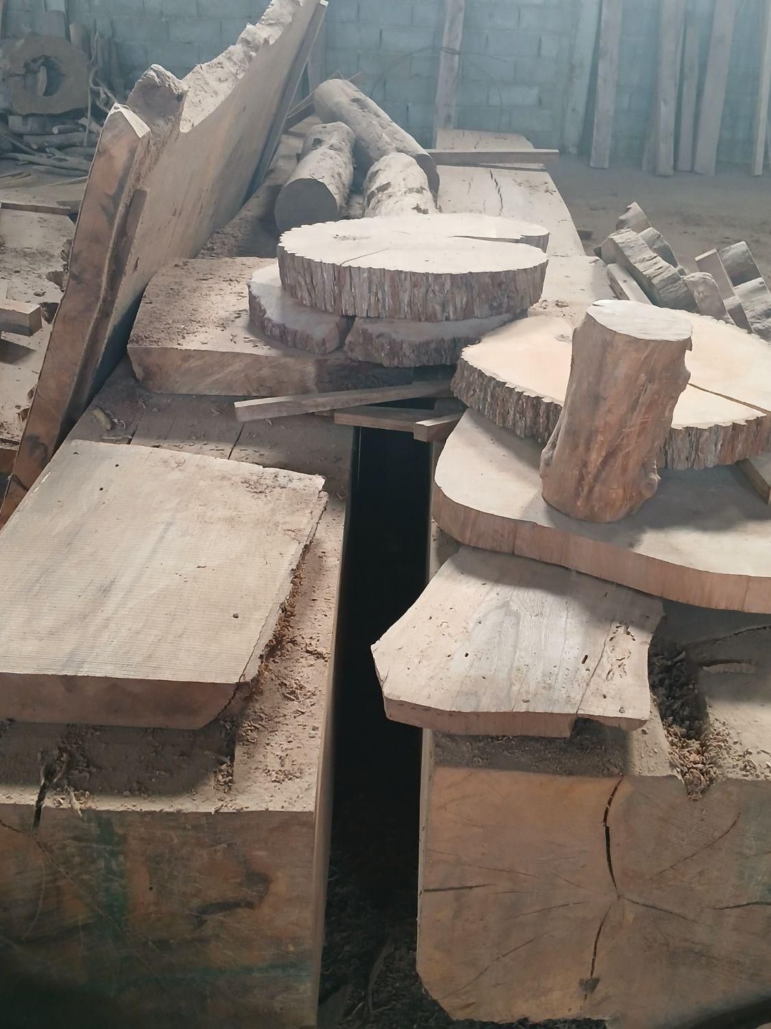 اسلب چوب تنه کالباسی تخته|عمدهفروشی|طاهرگوراب, |دیوار