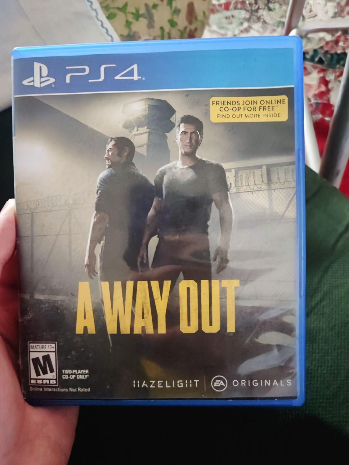 دیسک بازی a way out|کنسول، بازی ویدئویی و آنلاین|آمل, |دیوار