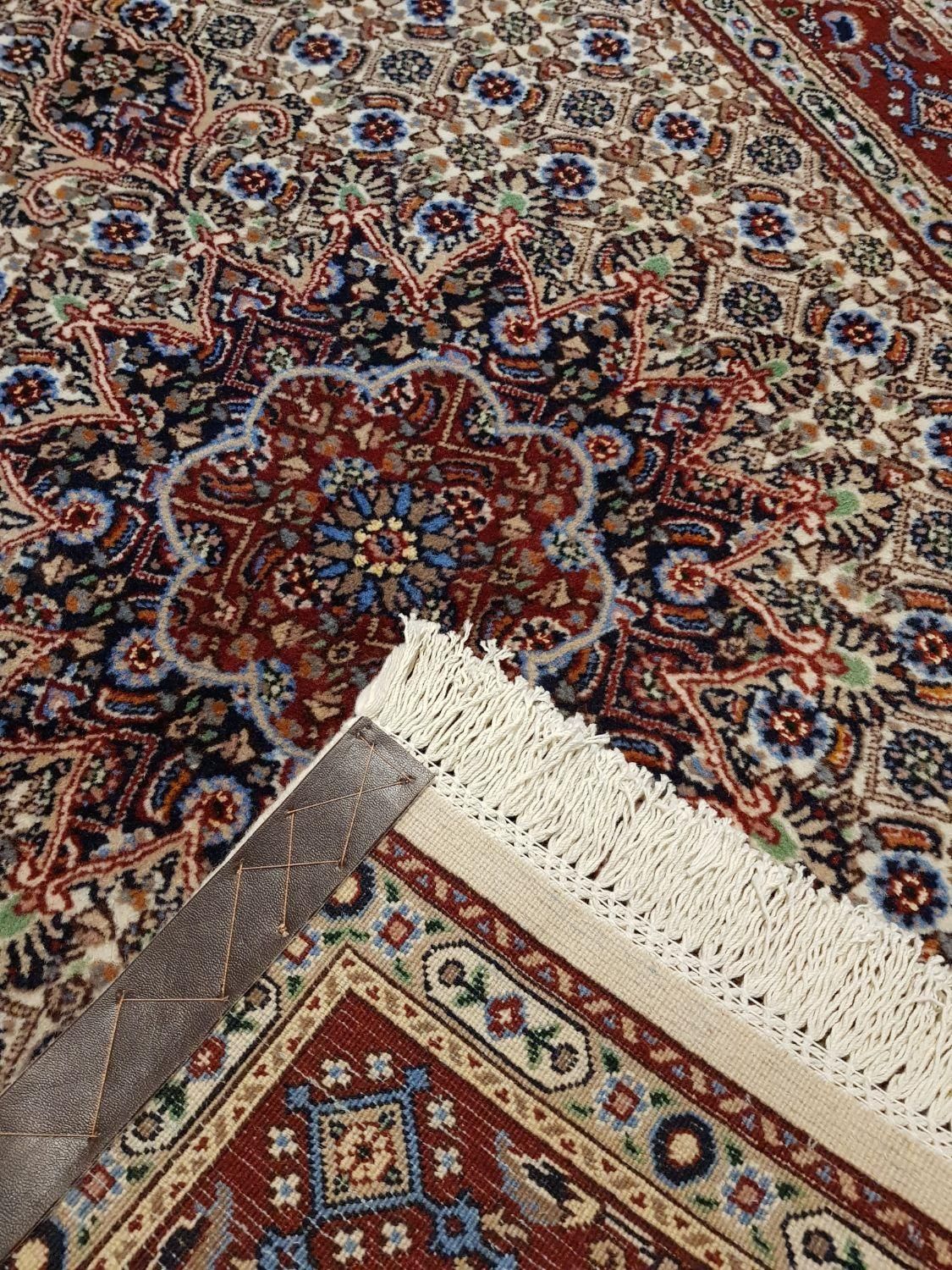فرش ذرع‌ونیم دستباف مود بیرجند نقشه‌ماهی گل‌ابریشم|فرش|تهران, بازار|دیوار