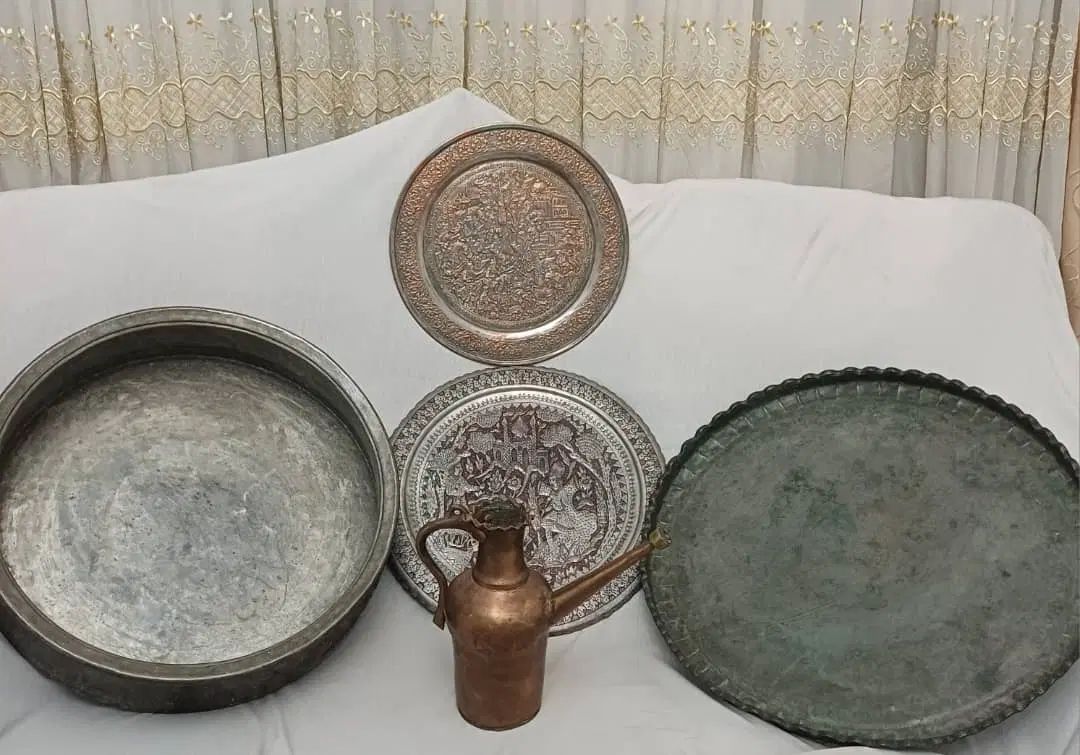 ظروف مسی قدیمی|کلکسیون اشیاء عتیقه|تهران, اتابک|دیوار